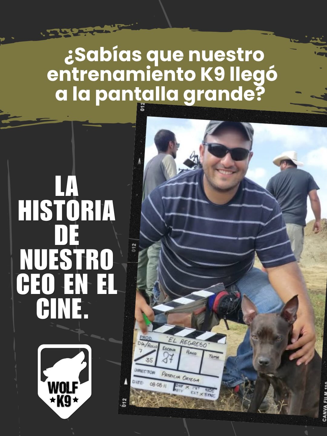 Nuestro entrenamiento K9 llegó a la pantalla grande
